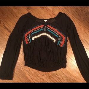 Free people embroidered top